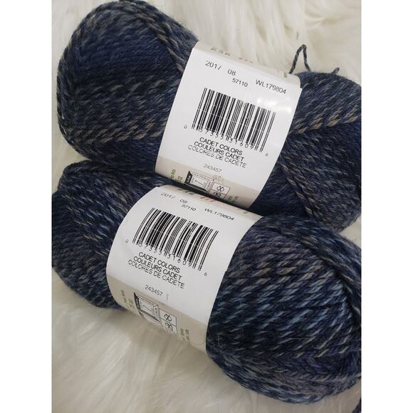 LOT‎ 2 -Patons Kroy Sock Yarn FX Wool Nylon Color is Cadet Colors 4Ply 50 gram - Picture 5 of 6